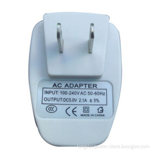 5V 1A/2.1A USB Home Wall AC/DC Adapter, Universal, US/EU/AU/UK Plug, LED Indicator